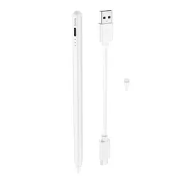Стилус активный Hoco gm108 Smooth series fast charging capacitive pen for Pad - мініатюра 5