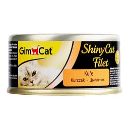 Вологий корм для котів GimCat ShinyCat Filet з куркою 70 г - мініатюра 5