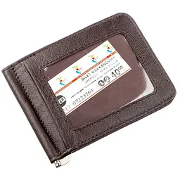 Зручний чоловічий затискач для купюр ST Leather 18938 коричневий - мініатюра 7