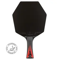 Ракетка для настільного тенісу Stiga Carbon Advance Cybershape FL (1215-1101-35) (932356) - мініатюра 2
