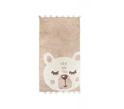 Килимок в дитячу кімнату Irya - Teddy krem кремовий 80x150