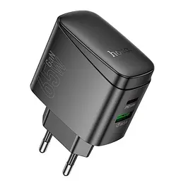 Адаптер сетевой HOCO Bright PD charger CS63A 1USB/1Type-C, 65W/3A