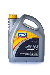 Автомобільна моторна олива YUKO SYNTHETIC 5W-40 4л