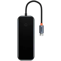Перехідник Baseus Hub AcmeJoy 4-Port Type-C (USB3.0*3+Type-C PDData*1) (WKJZ) Dark Gray - мініатюра 2