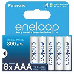 Акумулятори Panasonic Eneloop AAA/HR03 NI-MH 800 mAh BL 8 шт