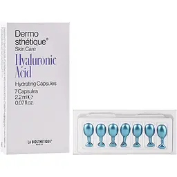 Капсули з гіалуроновою кислотою La Biosthetique Dermosthetique Hyaluronic Acid Hydrating Capsules зволожувальні 7 шт.