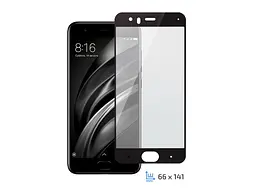 Захисне скло 2E для Xiaomi Mi 6, 2.5D black border EG (-TGMI-MI6-25D-BB)
