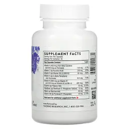 Мультивітаміни без заліза Thorne Research Basic Nutrients 2 / Day 60 капсул - мініатюра 2