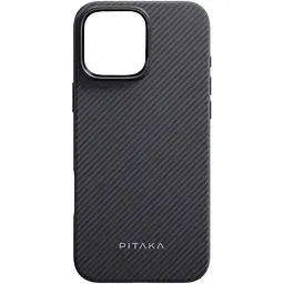 Чохол Pitaka Military-Grade Protective Case для Apple iPhone 16 Pro Max Twill 600D Black/Grey (KI1601PMPA) [126173] - мініатюра 3