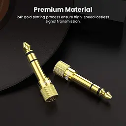 Адаптер Ugreen 6.5mm Male to 3.5mm Female Adapter (20503) - мініатюра 5