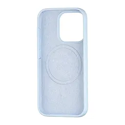 Чохол Silicone Case Full Cover with MagSafe iPhone 15 Pro Mist Blue - мініатюра 2