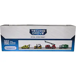 Ігровий набір TechnoDrive Volkswagen Служба 112 з причепом (520322.270) - мініатюра 14
