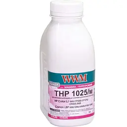 Тонер HP CLJ CP1025/Canon LBP 5050/7100 , 35г Magenta WWM (HP1025M)