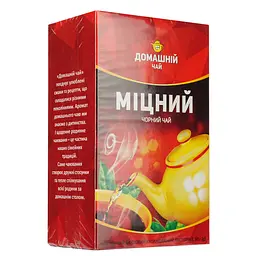 Чай чорний Домашній чай Міцний байховий купажований листовий 90 г - мініатюра 2