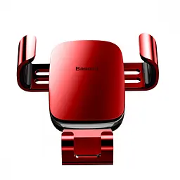 Тримач в машину Baseus Metal Age Gravity Car Mount Air Outlet Version сірий (21739) - мініатюра 5