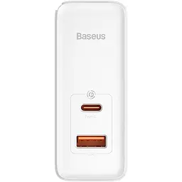 Зарядний пристрій Baseus GaN5 Pro Fast Charger C+U 100W White - мініатюра 6