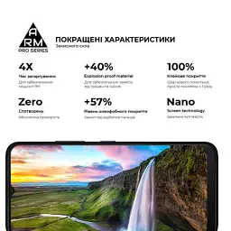 Скло захисне Armorstandart Pro Nokia C21 Black (ARM70431) - мініатюра 5