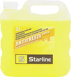 Антифриз Starline Extra KR концентрат жовтий -74°C 3л (NA KR-3)