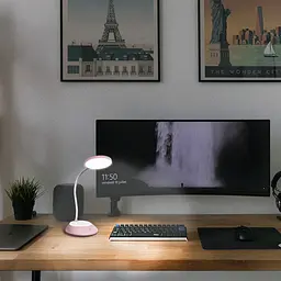 LED лампа настiльна з акумулятором TITANUM TLTF-022P 7W 3000-6500K USB рожева TITANUM (26845-000) - миниатюра 3