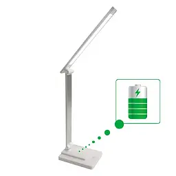 Настільна LED лампа акумуляторна Євросвітло Ridy-10-2-PWR 10 Вт біла (000058311) - мініатюра 4