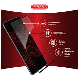 Скло захисне Intaleo Full Glue Samsung S21FE Black (1283126521713) - мініатюра 4
