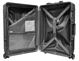 Валіза велика L Madisson Snowball 66503 L 74x49x31 см 100% полікарбонат на засувках Сірий - мініатюра 2