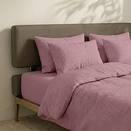 Підковдра полуторна Cosas Lilac з текстурованої бавовни 145х210 см (108WaffleCottonLilac_145x210q) - мініатюра 2