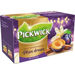 Чай фруктово-трав'яний Pickwick Plum dream з корицею сливою ваніллю 40 г (20 шт. по 2 г) - мініатюра 2