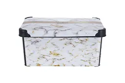 Контейнер VIOLET HOUSE DECOR Marble WHITE (6638133) - мініатюра 2