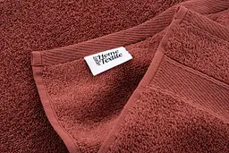 Рушник махровий Ardesto SuperSoft 70х140 см 100% бавовна теракотовий (ART2270RT)  - мініатюра 6