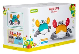 Іграшка Baby Team Чудо краб різнобарвна (8685_блакитний) - мініатюра 4