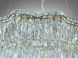 Підвісна люстра LED Diasha 576/500G золото 68 Вт - мініатюра 5