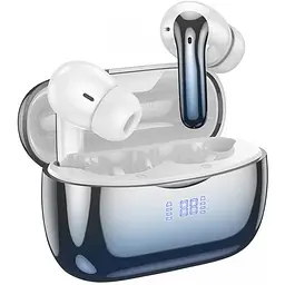 Бездротові TWS навушники Hoco EQ16, вакуумні, ANC, ENC, Noise Reduction, BT5.3, 40mAh, 320mAh, 7h, blue glaze