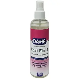 Davis Coat Finish 0.2 л девіс коут фініш засіб для відновлення вовни у собак та котів