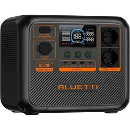 Портативна зарядна станція Bluetti AC70P 1000W/864Wh - мініатюра 2