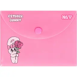 Папка-конверт Yes Esther Bunny B7 на кнопці (492457)