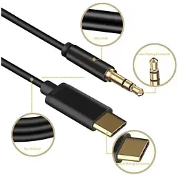 Кабель мультимедійний USB-C to 3.5mm M 1.0m black XoKo (AUX-002-BK) - мініатюра 2