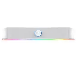 Комп'ютерна колонка, саундбар для ПК і ноутбука Trust GXT 619 Thorne White USB/AUX, RGB