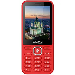 Мобільний телефон Sigma X-style 31 Power Type-C Red (4827798855058)
