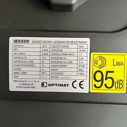 Інверторний бензиновий генератор Optimat Smart Energy IE6500 [160348] - мініатюра 5