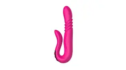 Вібратор B - Series Cute Deluxe Twirling Vibrating Thruster, 23 см (рожевий) - мініатюра 5