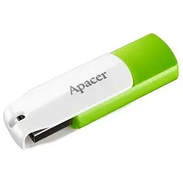 USB флеш накопичувач Apacer 32GB AH335 Green USB 2.0 (AP32GAH335G-1) - мініатюра 2