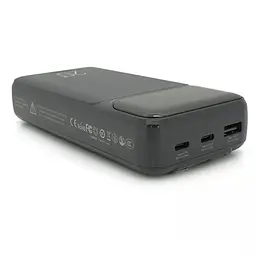Зовнішній акумулятор Power Bank Remax RPP-686 20000 mAh УМБ павербанк Black (19110) - мініатюра 3