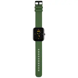 2E Смарт-годинник Alpha SQ Music Edition 46мм, 1.78`, 368x448, AMOLED, BT 5.2, Чорно-зелений - мініатюра 4