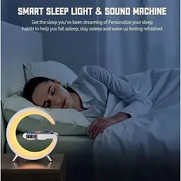 Світильник з бездротовою зарядкою для телефону 15W G11 Bluetooth RGB - мініатюра 7