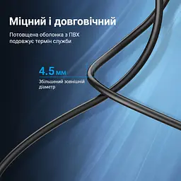Кабель для принтера Vention COQBL USB 2.0 Type-A - Type-B 10 м чорний (COQBL) - мініатюра 7