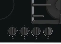 Комбінована варильна поверхня Gorenje GCE 691 BSC (BGR6CAB-E1F) (6536488) - мініатюра 2