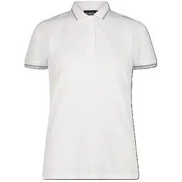 Поло CMP Woman Polo Melange Stretch White XS (1097-34D5996-A001 36)