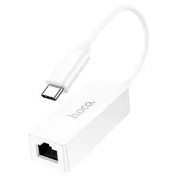 Перехідник Hoco UA22 Acquire Type-C ethernet adapter (100 Mbps) - мініатюра 5