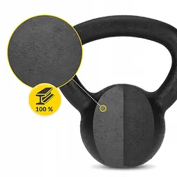 Гиря металева 4FIZJO 6 кг Black (P-5907739319814) - мініатюра 2